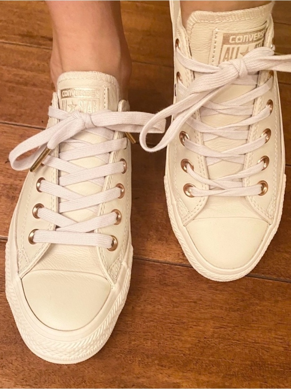 RARE Sand Dollar and Rose Gold UK Exclusive Converse